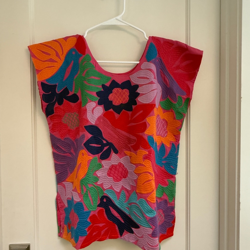 Vibrant Multicolor Floral Blouse